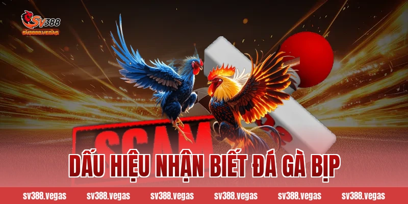Dấu hiệu nhận biết đá gà bịp
